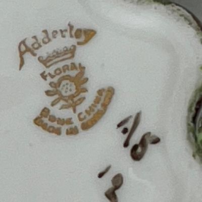 Adderley Flower Figurine 3” tall Petite Porcelain Floral - Made In England