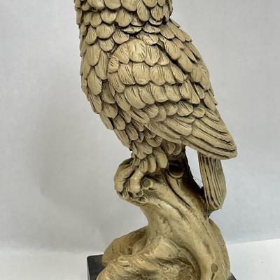 Maxwell Owl Statue Figurine, tip of ear damaged
