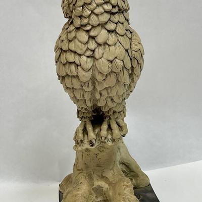 Maxwell Owl Statue Figurine, tip of ear damaged