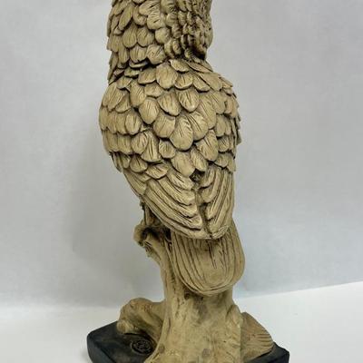 Maxwell Owl Statue Figurine, tip of ear damaged