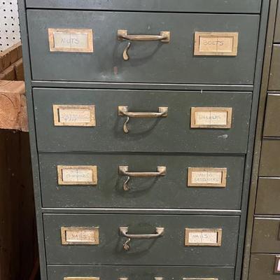 Metal storage cabinet