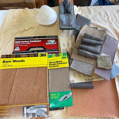 Sandpaper assortment