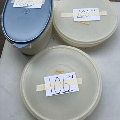3 Pc Tupperware