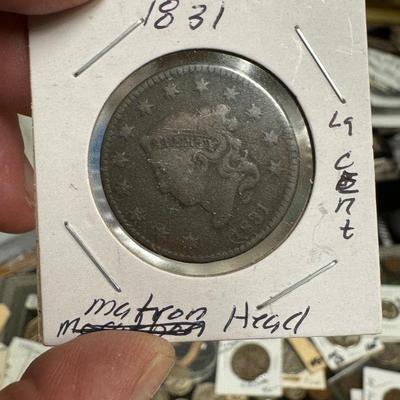 1832 MATRON HEAD LARGE CENTS