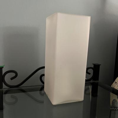4 Pc. Decor Lot - Signed Art, Mirror, Lamp, Clock