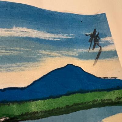 3 Paintings on Silk Signed