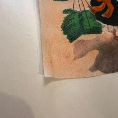 3 Paintings on Silk Signed