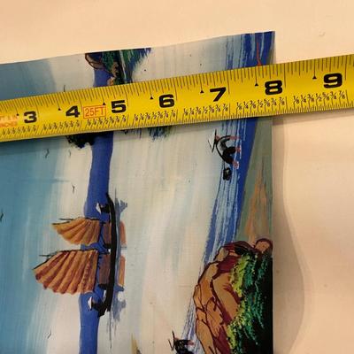 3 Paintings on Silk Signed