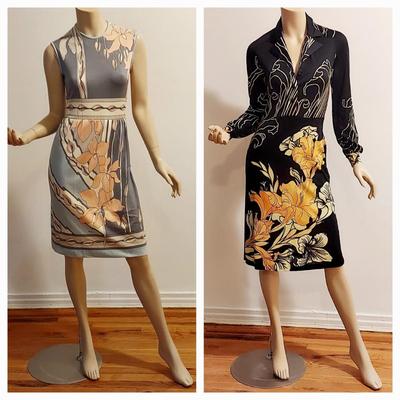 Vtg 60-70s 2 for one dresses Paganne & Mac Tac Paris
