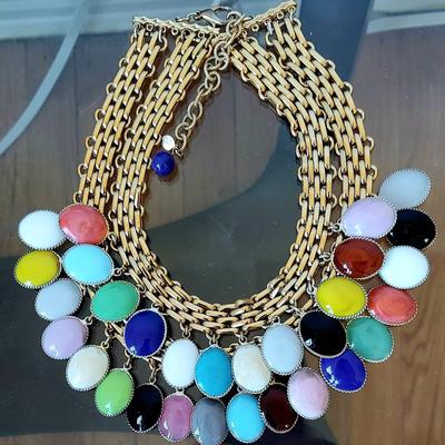 Vtg Museum Piece FRANCOISE MONTAGUE Haute Couture Necklace Murano Glass