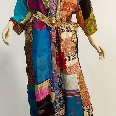 Vtg 80-90s Pure Silk Kimono from Antique Saris