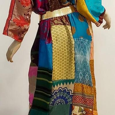 Vtg 80-90s Pure Silk Kimono from Antique Saris