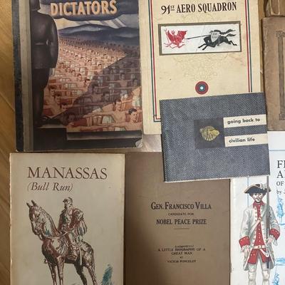 Miscellaneous Military Booklets, One Signed