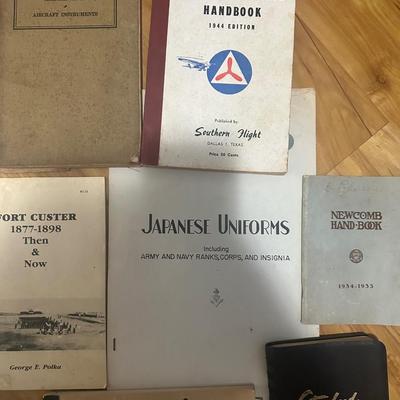 Miscellaneous Military Booklets, One Signed