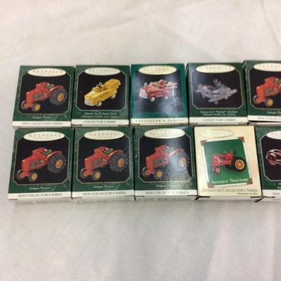 Set of Ten Hallmark Mini Ornaments