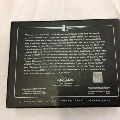 Hallmark Thunderbird 50th Anniversary Ornament Set of Three