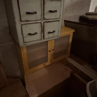 3 Piece antique salesmen sample furniture pieces