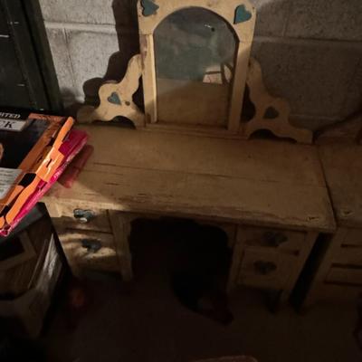 3 Piece antique salesmen sample furniture pieces