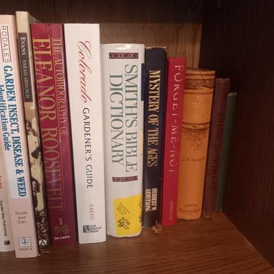 A WIDE VARIETY OF BOOKS