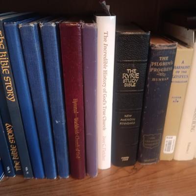 BIBLES, BIBLE BOARD GAME AND OTHER RELIGIOUS BOOKS