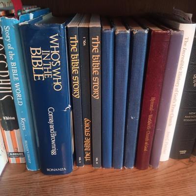 BIBLES, BIBLE BOARD GAME AND OTHER RELIGIOUS BOOKS
