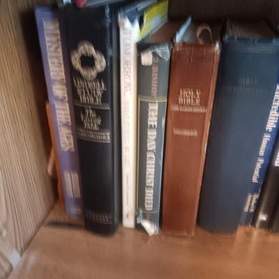 BIBLES, BIBLE BOARD GAME AND OTHER RELIGIOUS BOOKS