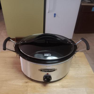 HAMILTON BEACH STAY OR GO SLOW COOKER/CROCK POT