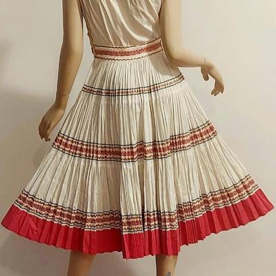 Vtg 60s VERANDA Cotton Mexicana dress