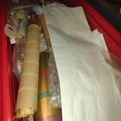 Holiday Decoration Collection includes 4' Tree, Wrapping Paper, Ornaments, Cards and More