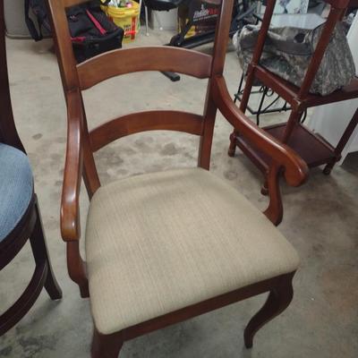 Pair of Sitting Chairs includes a Swivel Bar Stool and Armchair