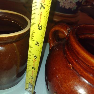Pair of Pottery Jars