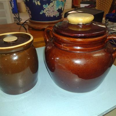 Pair of Pottery Jars