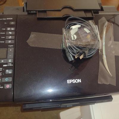 Office Supplies, Epson Printer, and Book Stand
