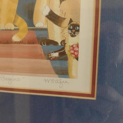 Framed Art 'The Journey Begins' by Artist McAfee