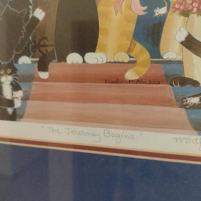 Framed Art 'The Journey Begins' by Artist McAfee