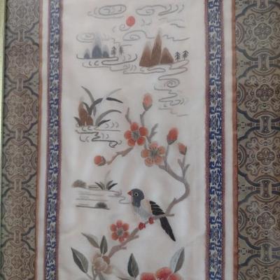 Framed Fabric Art