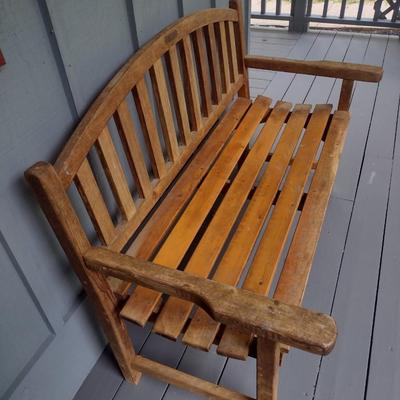 Wood Garden Bench