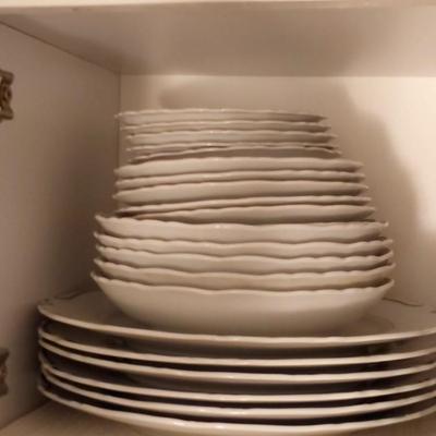Bone China with Silver Trim