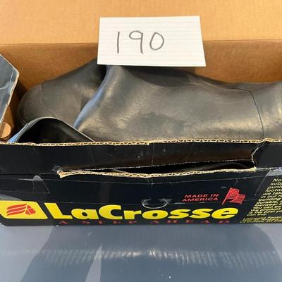 New LaCrosse Pack-Lite Overshoe Black Size 14