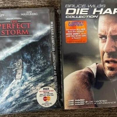 4 movie lot Bruce willis and Perfect Storm new sealed