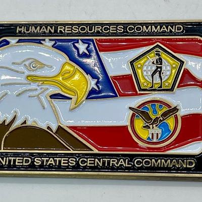 Challenge Coin Human Resources US Central Command Dallas Fort Worth