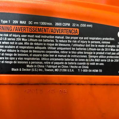 Black & Decker 22” hedge trimmer
