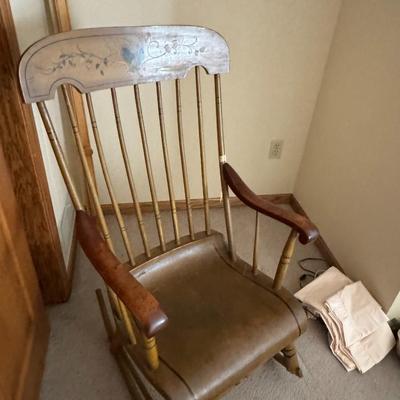 Maple rocking chair