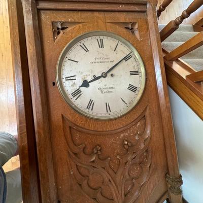 1850's John B Scott Charterhouse Sq. 70 Cornhill London wall clock
