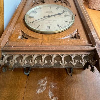 1850's John B Scott Charterhouse Sq. 70 Cornhill London wall clock