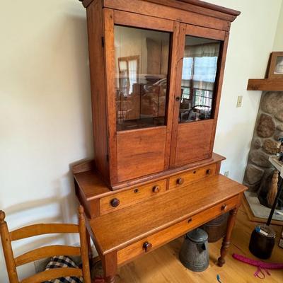Antique 19th C New England plantation desk