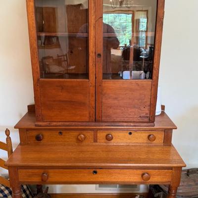 Antique 19th C New England plantation desk
