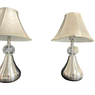 Pair of modern lamps