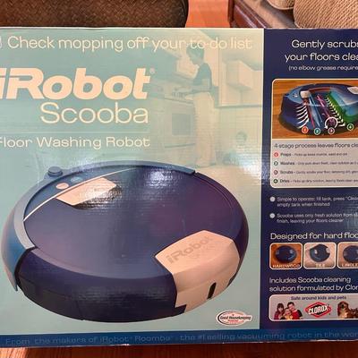 iRobot Scooba floor washing robot NIB