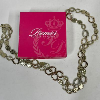Premier Jewelry Riviera Long Gold-tone Chain Necklace (Jewelry Lot #5)
